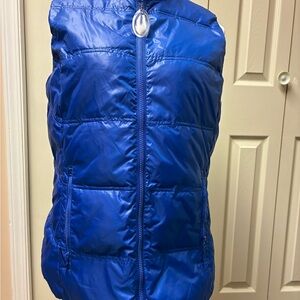 Tribal Size Medium Blue Puffer Vest